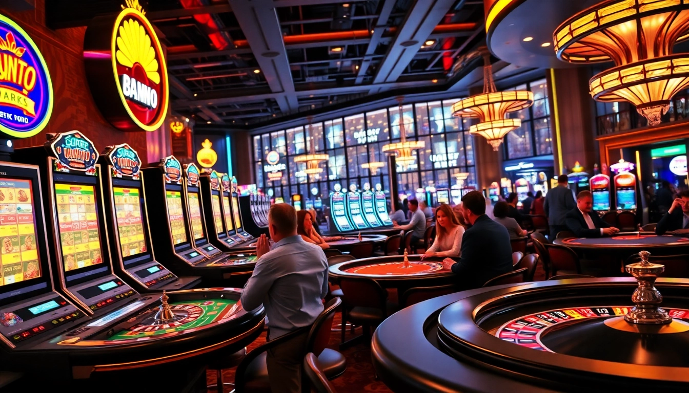 Spielen Sie auf casinospiele.de am aufregenden Blackjack-Tisch in einem lebhaften Casino.