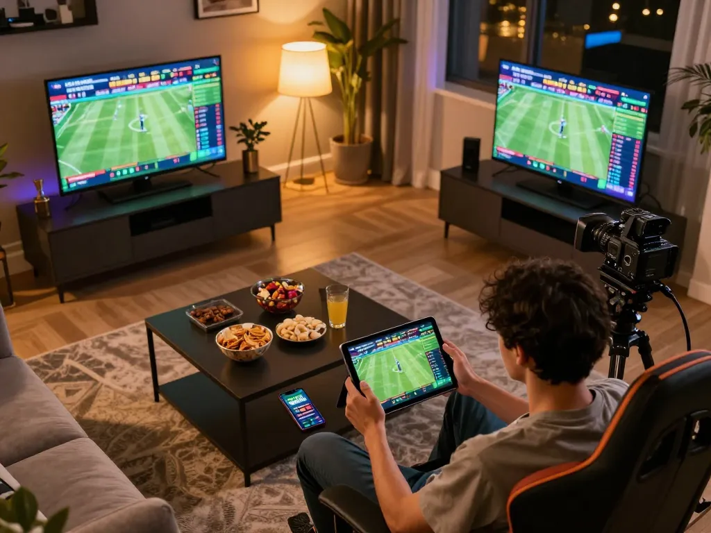 Engage in thrilling sports betting at Trang chủ SC88 with a cozy online gaming setup.