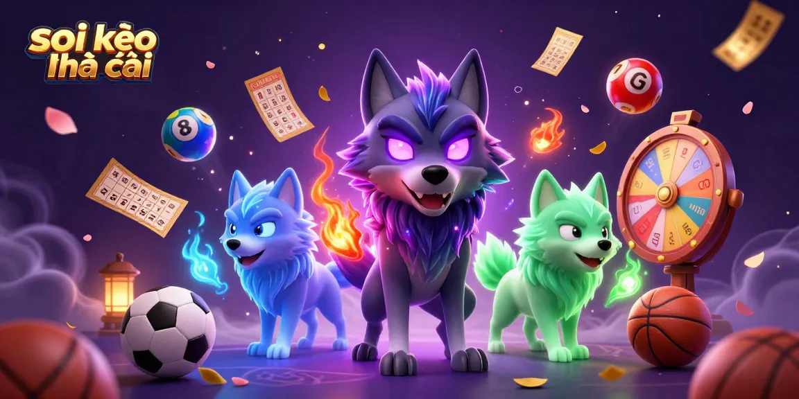 Engage with soi kèo nhà cái in this vibrant illustration, showcasing dynamic sports betting elements.