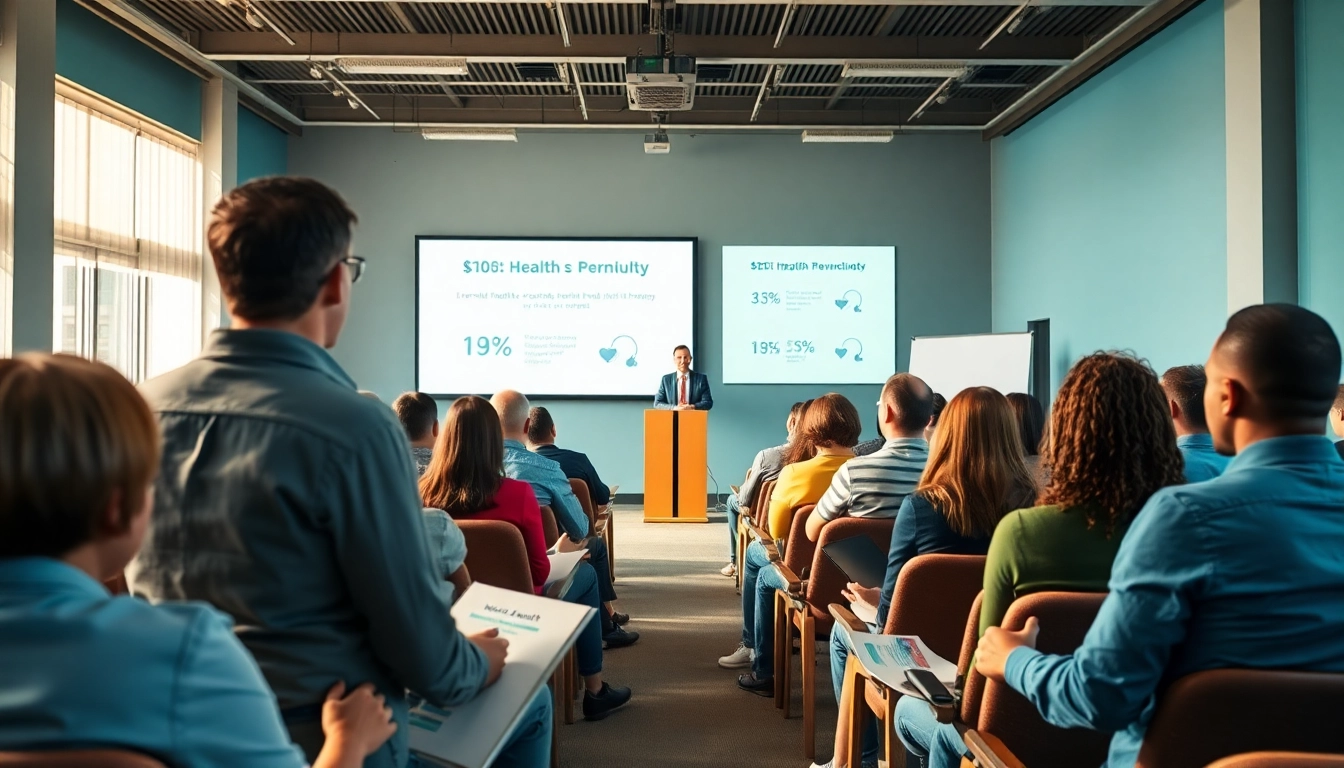 Highlighting mental health awareness in an engaging seminar with an informative speaker.